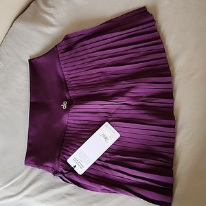 Alo Yoga Grand Slam Tennis Skirt Dark Plum